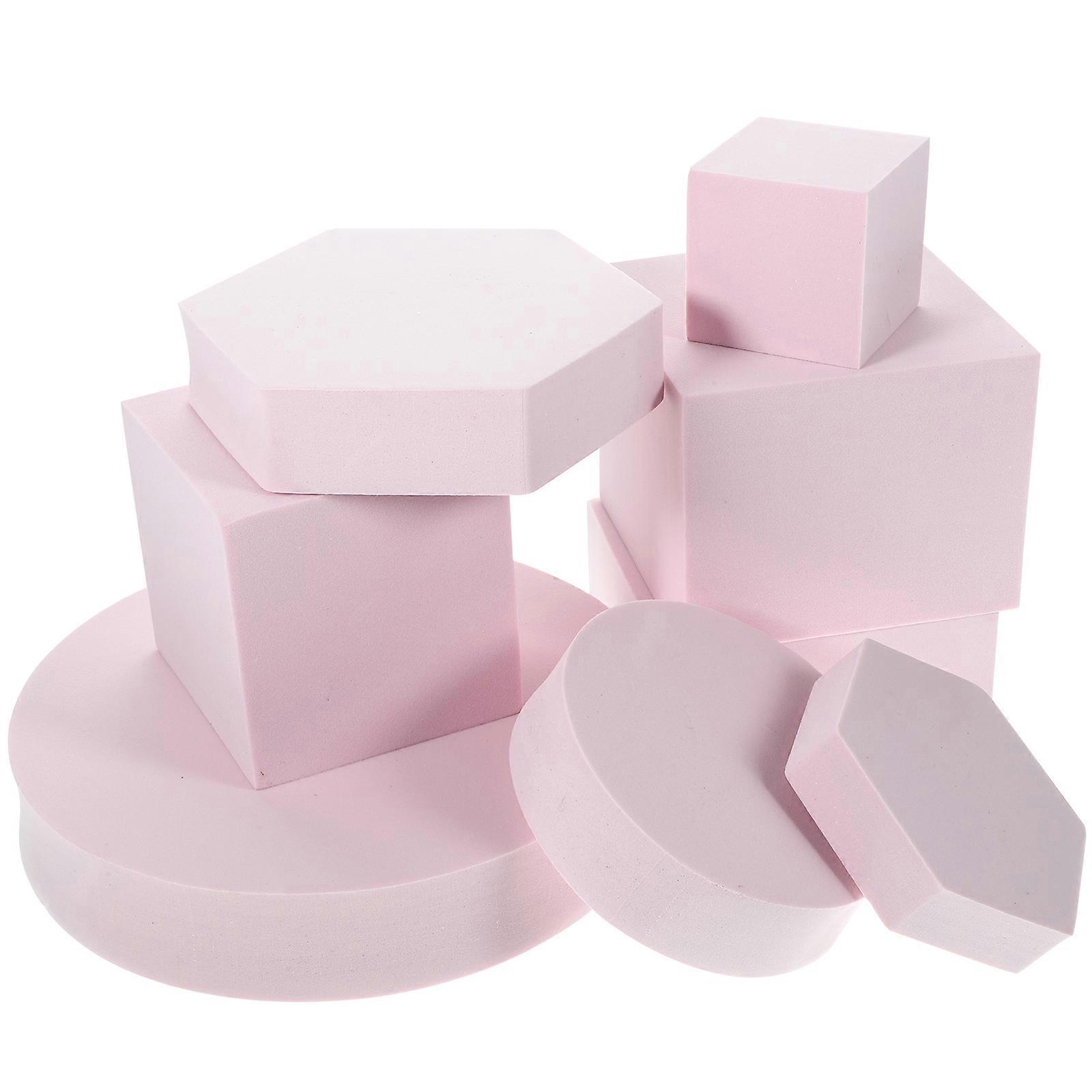 8pcs Geometry Cube Photo Props Cosmetics Photo Props Craft Geometric Jewelry Props