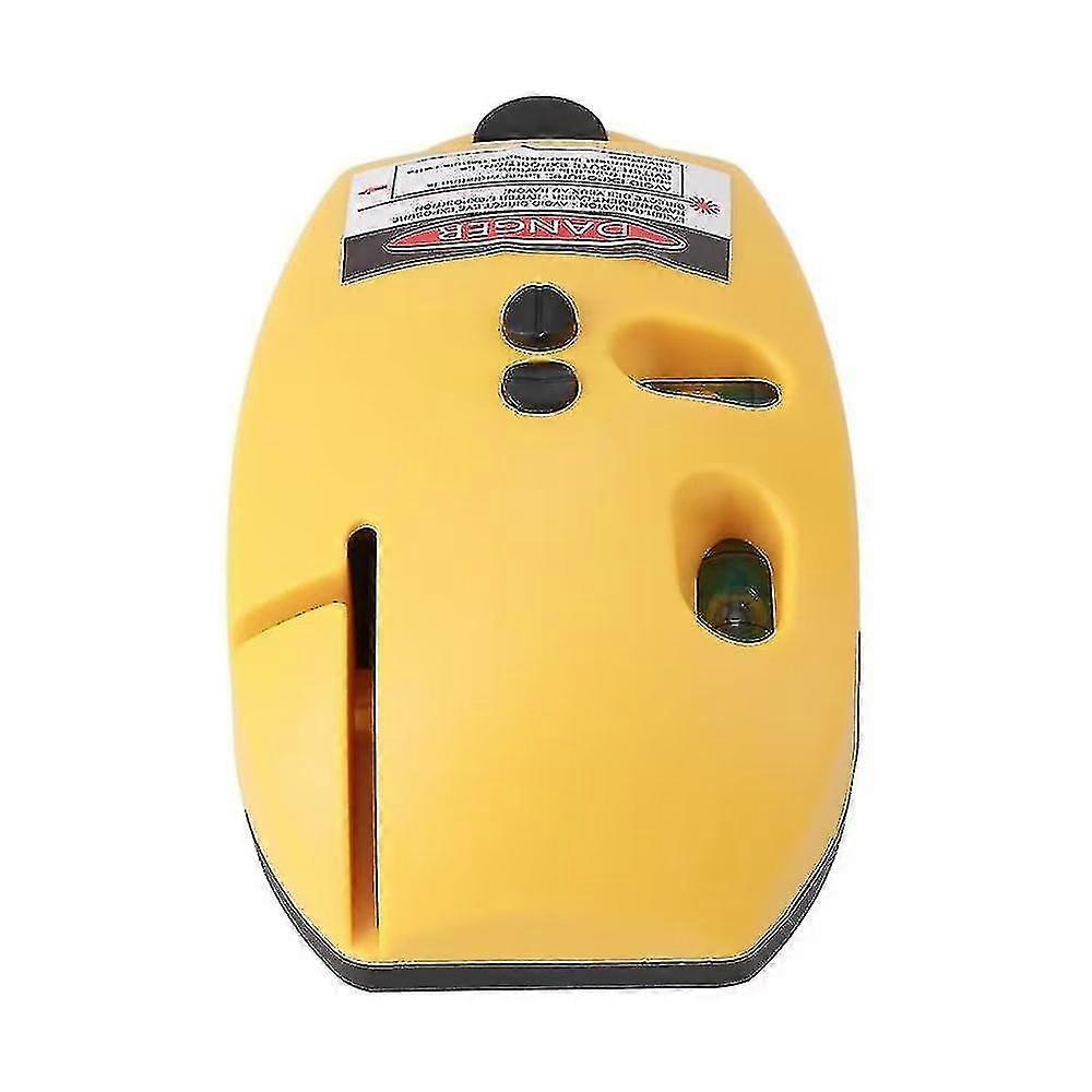 Infrared Laser Level 2 Lines Vertical Horizontal Line Infrared Laser Level Right Angle Measuring Tool(yellow) Battqx