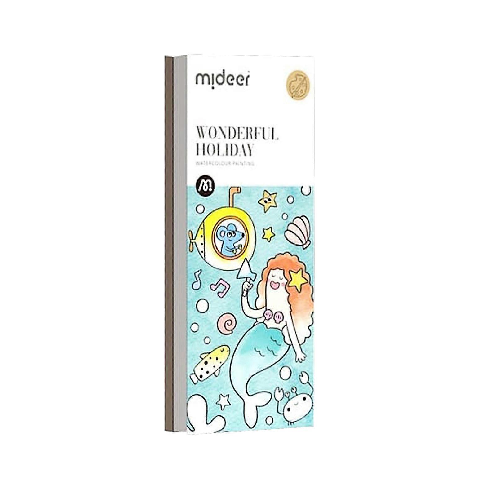 ポケット水彩画本、水彩絵の具ブックマークキット、旅行ポケット水彩キット、ポケット水彩画本、ポケット水彩画本