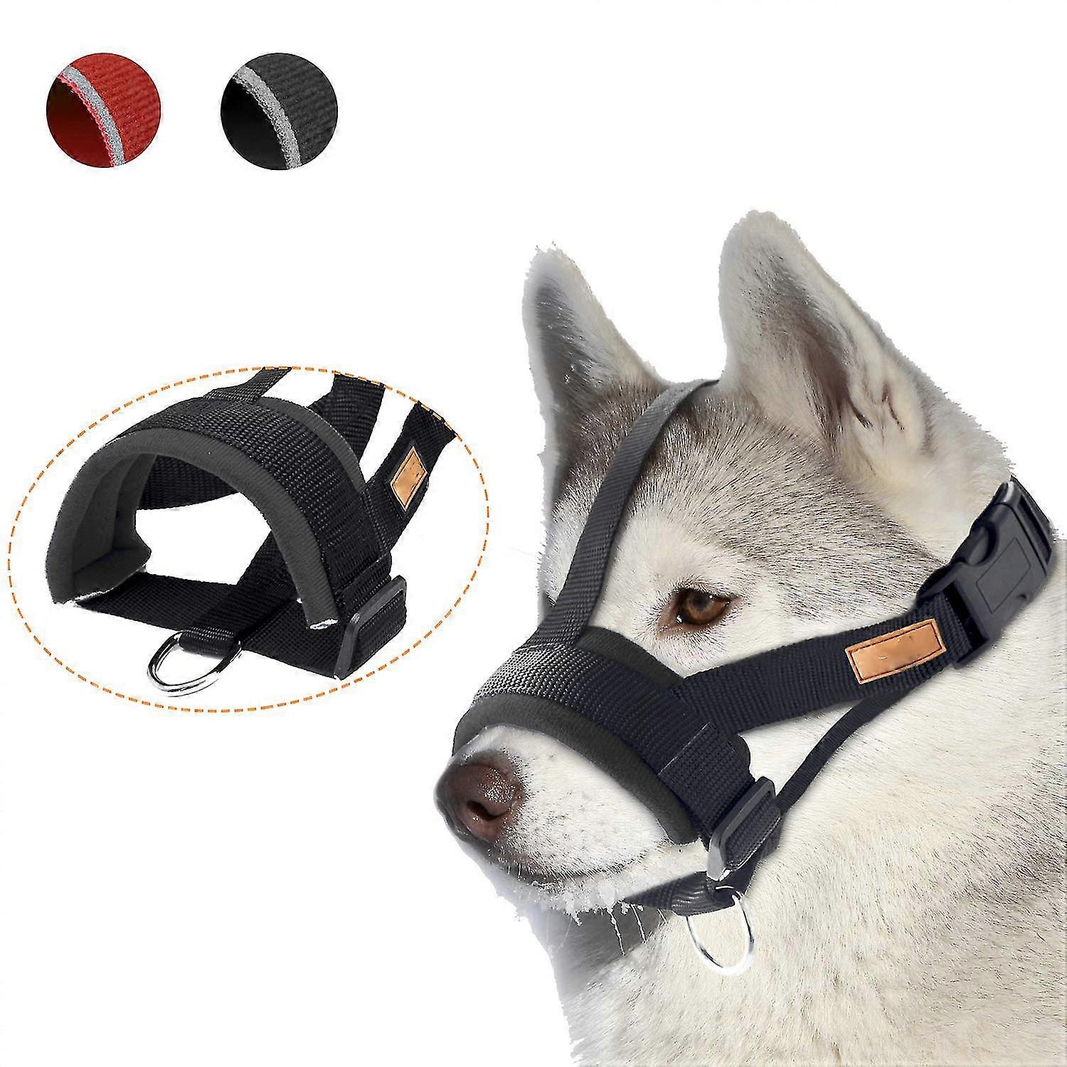 Dog Soft Anti-biting Barking Secure Mesh Breathable Pets Muzzle For Medium Large Dogs