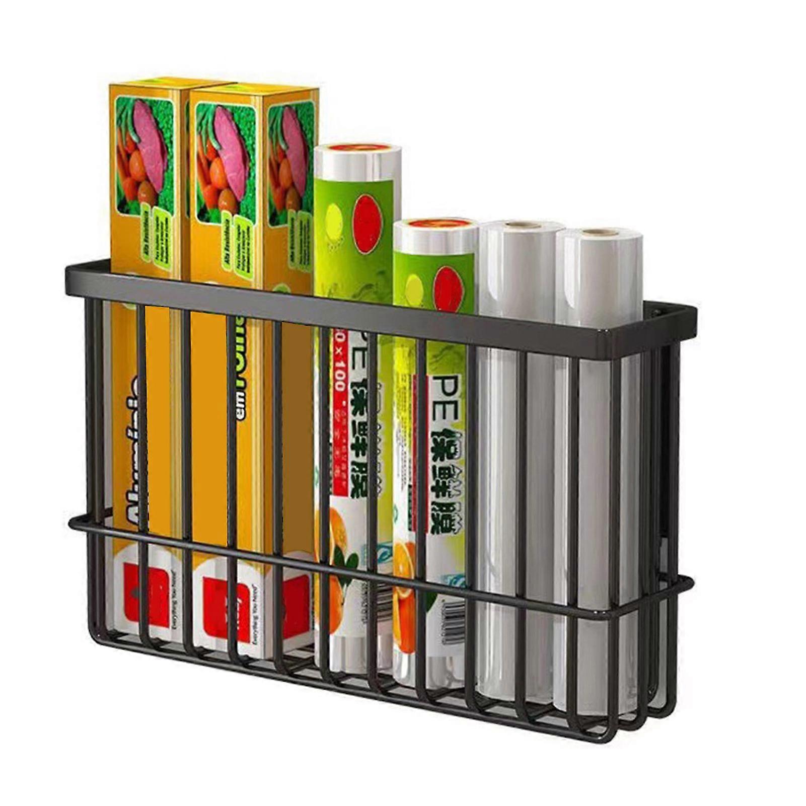 Magnetic Basket Organizer Shelf Rack Large Capacity Rustproof Corrosion Resistant Spice Pegboard Holder Fridge Storage Shelf Jikaix