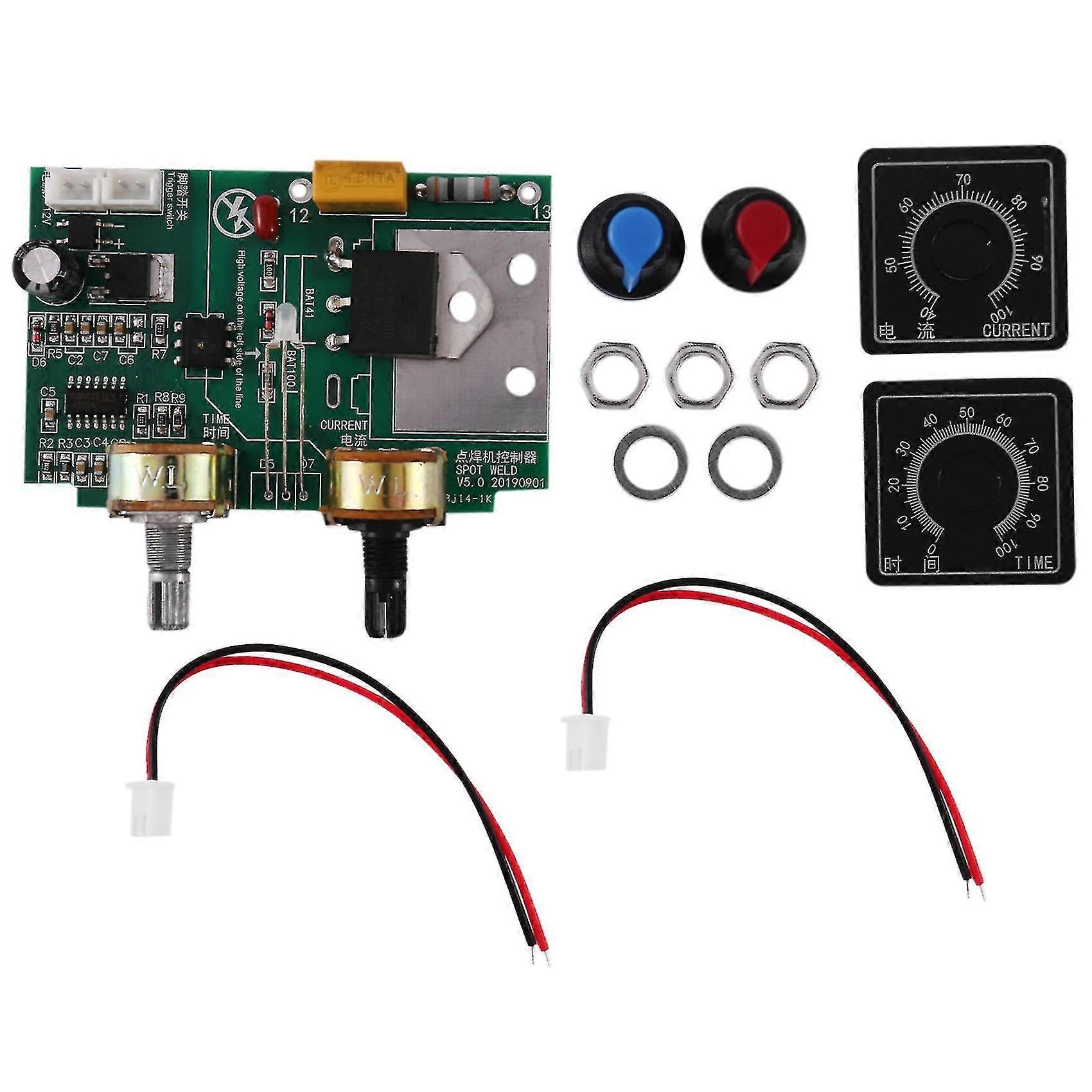 Spot Welding Machine Control Board Replace Time Relay Adjust Time Current Transformer Spot Welding