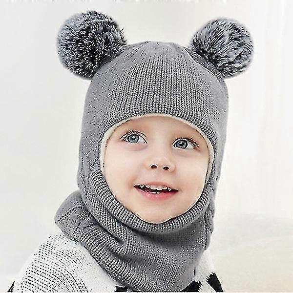 Windproof Hat Winter Warm Cute Hat [grey]