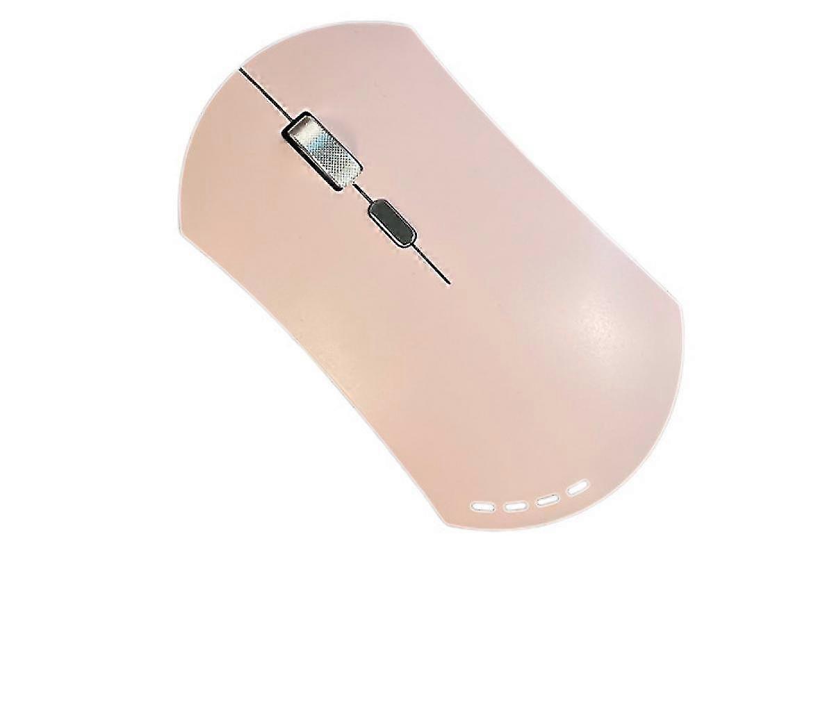 Bluetooth Wireless Mouse Silent Rechargeable Wireless Mouse, Bluetooth Wireless Mouse For Laptop / pc / mac / ipad Pro / computer Rose clair A921-521