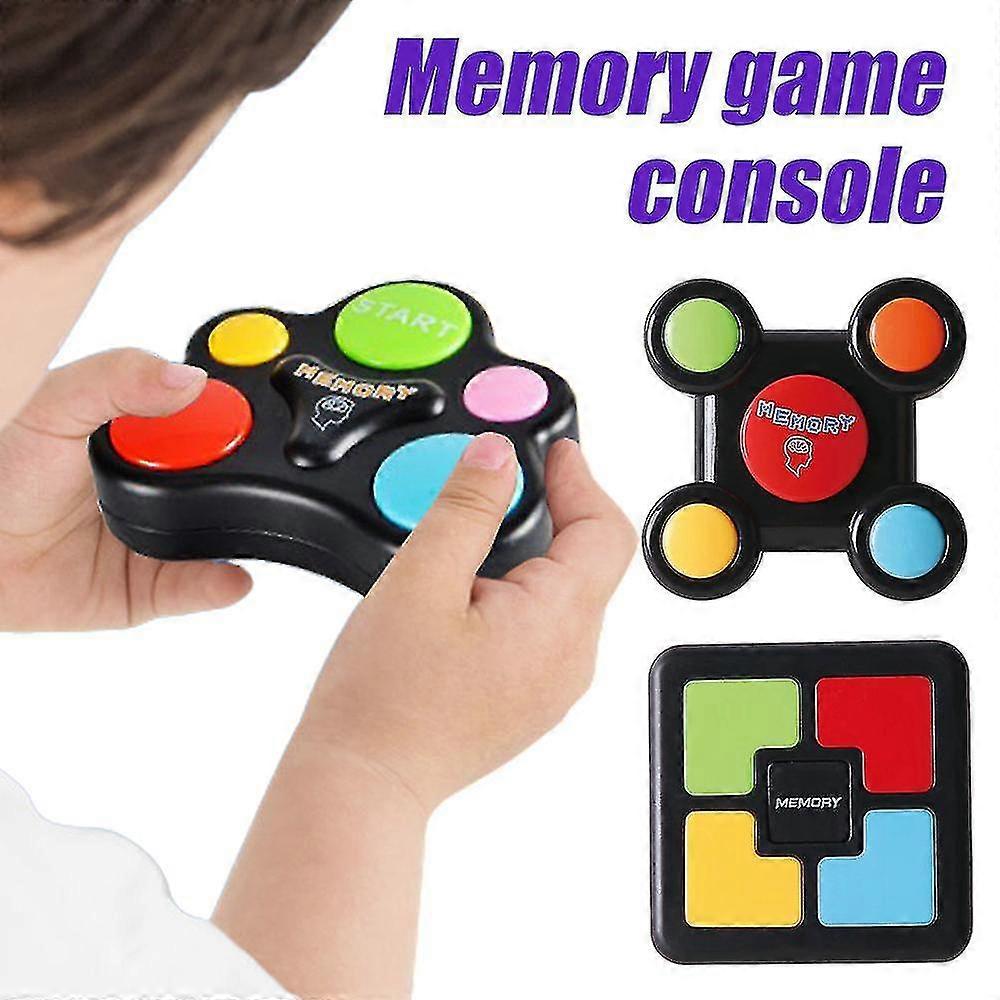 Console de jeu de mémoire électronique portable avec Lumières et sons Séquence Memory Challenge Game Puzzle Brain Teaser Toy pour enfants