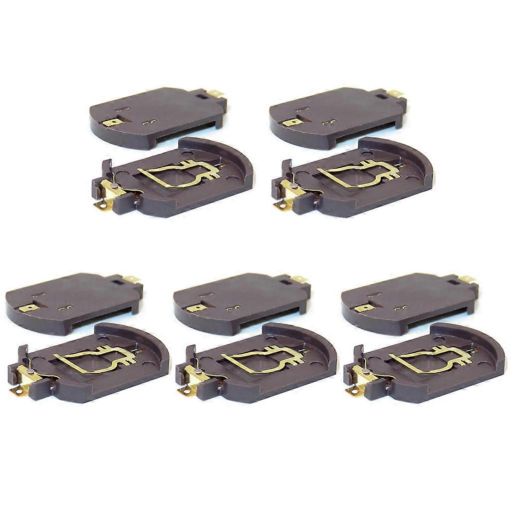 10Pcs Light Weight Button Battery Base Container Plastic Holder for CR2016