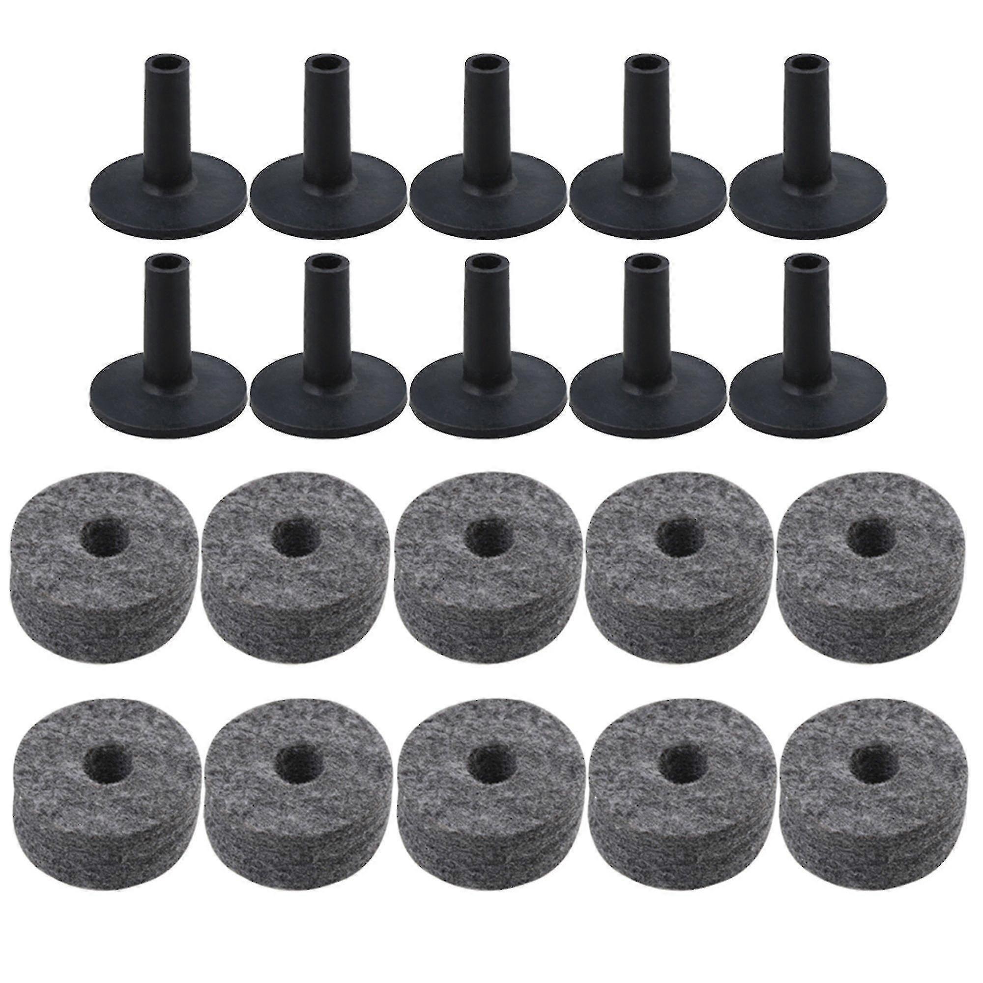 10buc 3.9x2.8cm Maneci cinel 3.5x1.5cm Pâslă S pentru Drum Kit