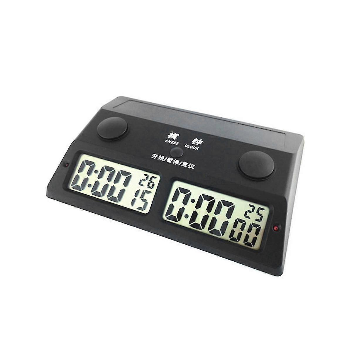Chess Clock Competition Hour Meter Digital Board Game Stopwatch -385 Professional Chess Count Up Down Timer