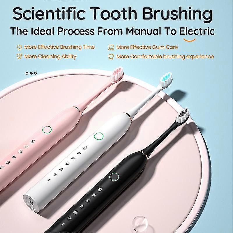Electric Toothbrush 6-gear 8-head Fully Automatic Waterproof