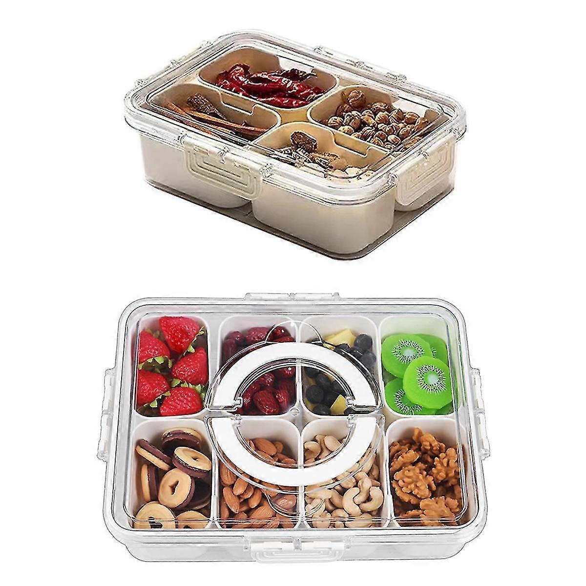 Spice Compartment Storage Box, Kitchen Household Storage, Spice Storage Box