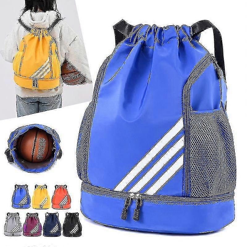 Design Sports Backpacks Soccer Drawstring Bag Gym Backpack Travel Hiking Draw String Back Multi-pock