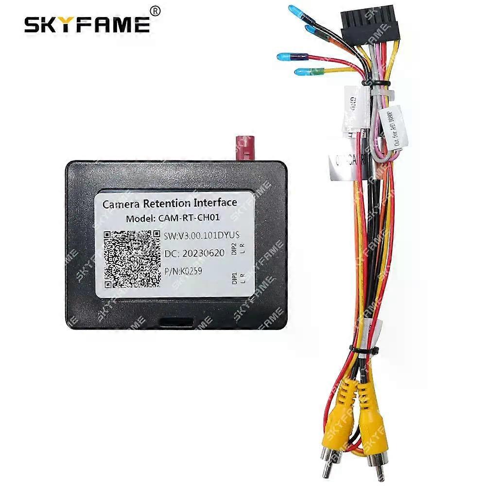 Car Factory Camera Retention Interface Ldvs To CVBS Adapter Decoder For Chrysler Jeep Dodge Ram Fiat Vehicles CAM-RT-CH01