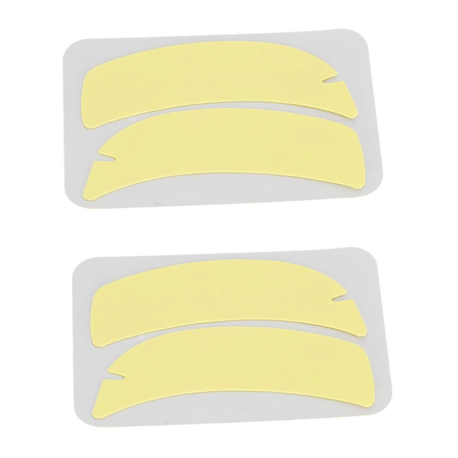 2 Pair Lash Lift Pads Silicone Reusable Soft U Shape Eyelash Perming Curler Shield Pads for Makeup B