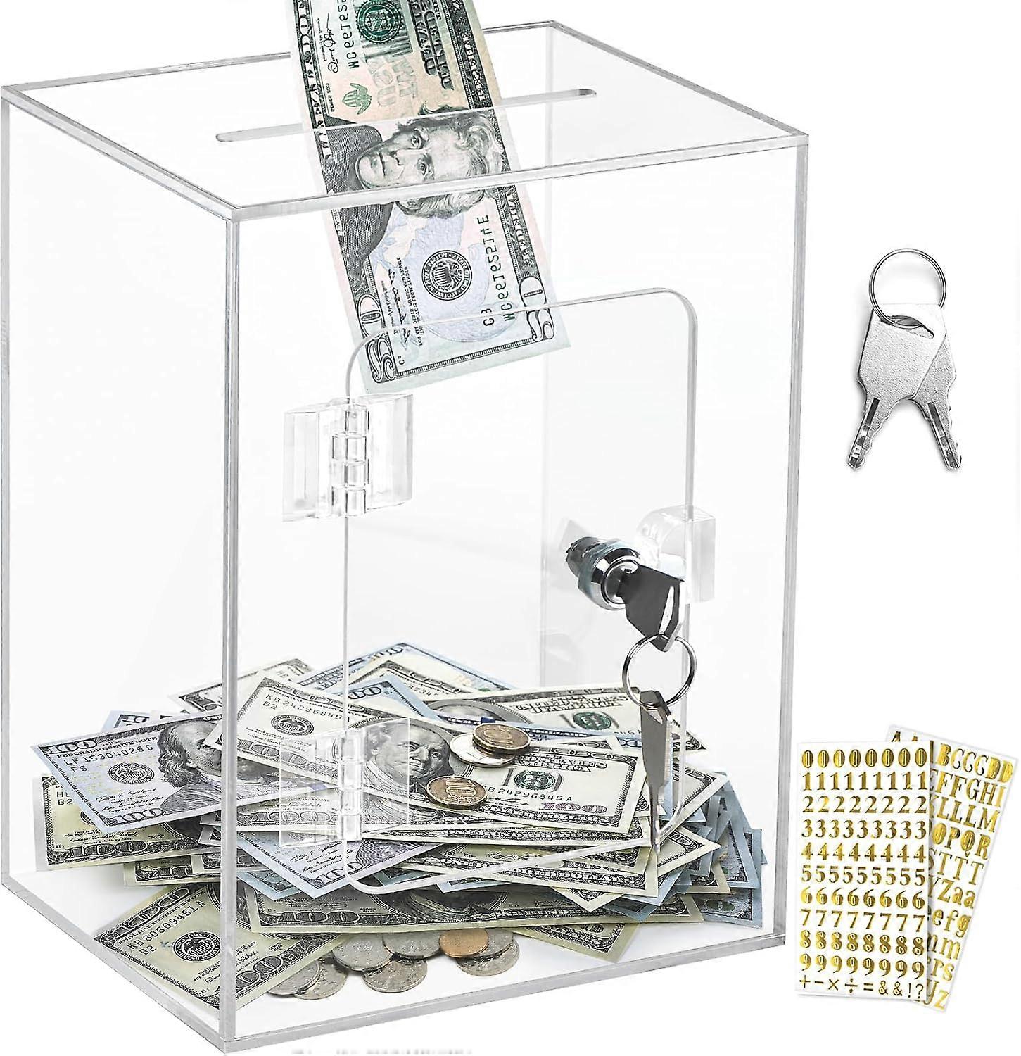 Clear Piggy Bank for Money Saving