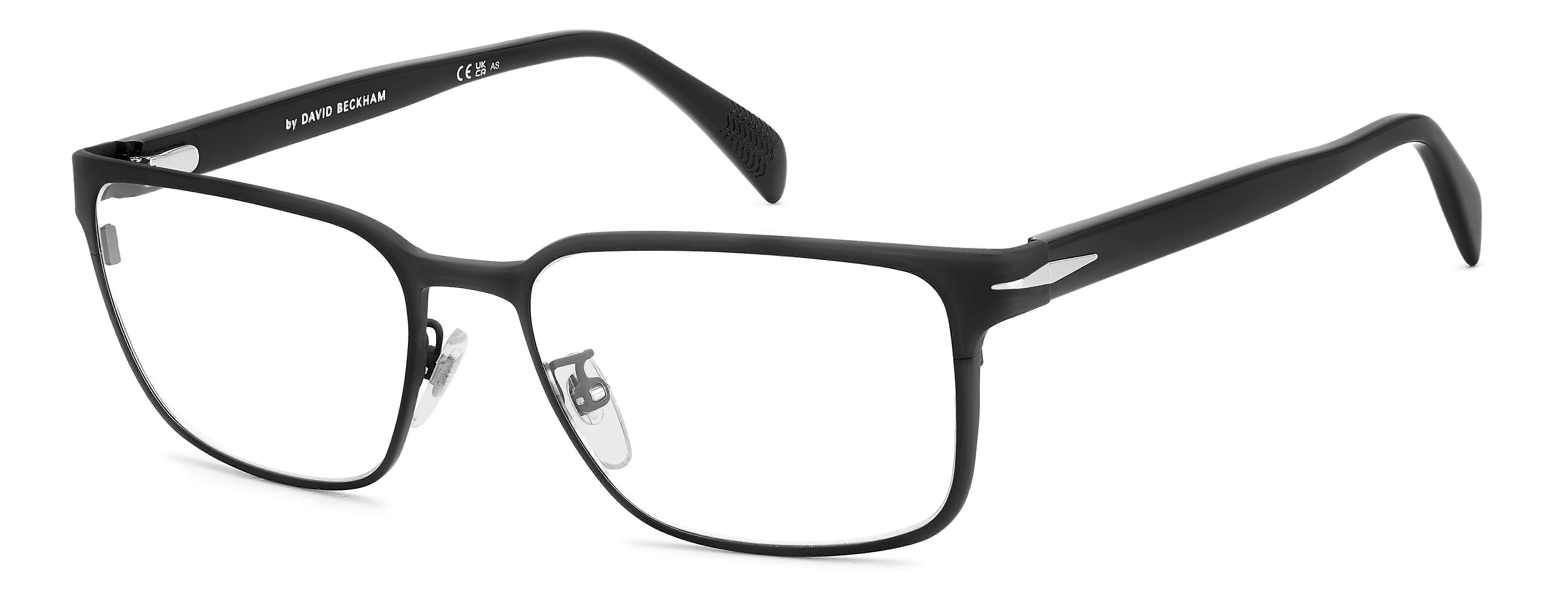 Eyewear Frames DAVID BECKHAM DB 1137 124 MATTE BLACK SILVER 54/17/145 MAN