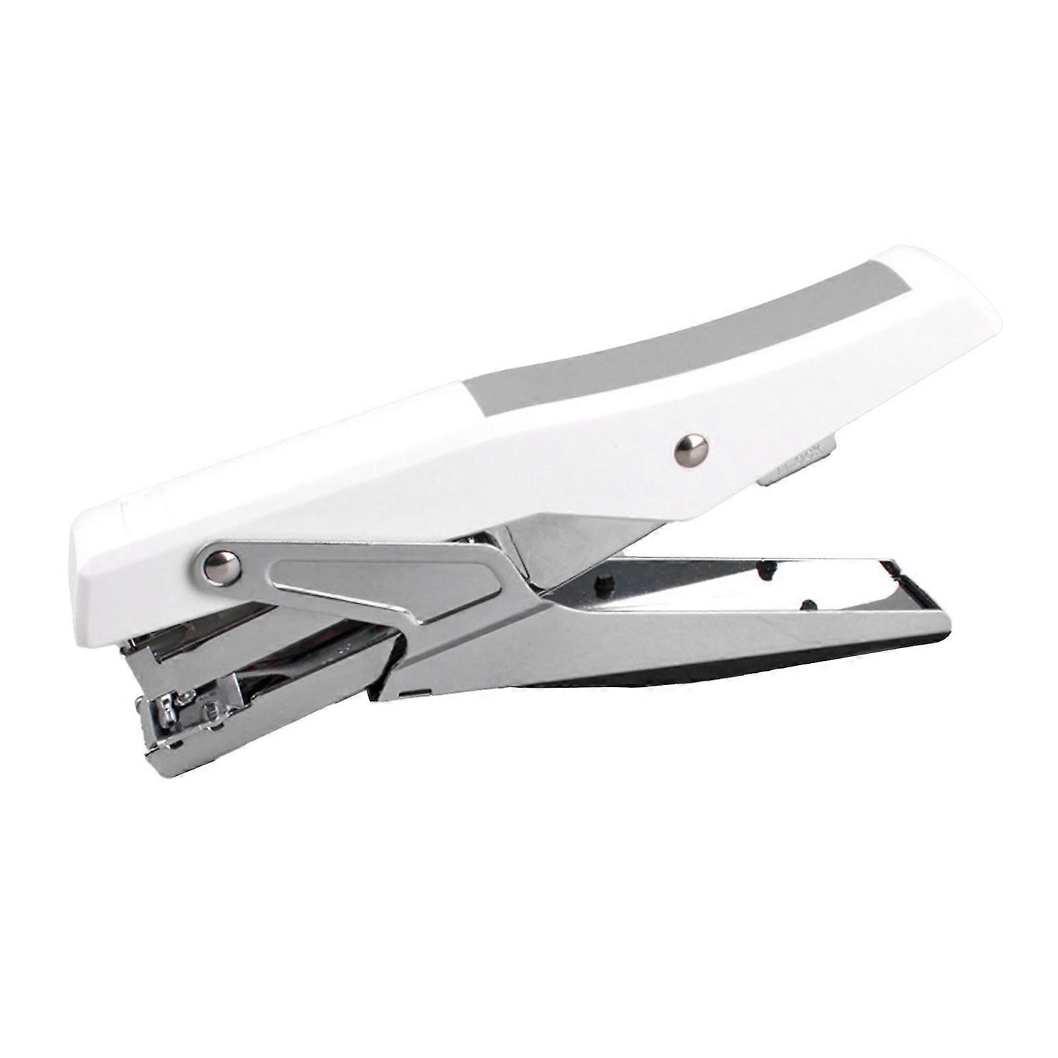 Handheld Stapler Effort Saving Portable Versatile Desktop Plier Stapler Fort Home School Office Whit