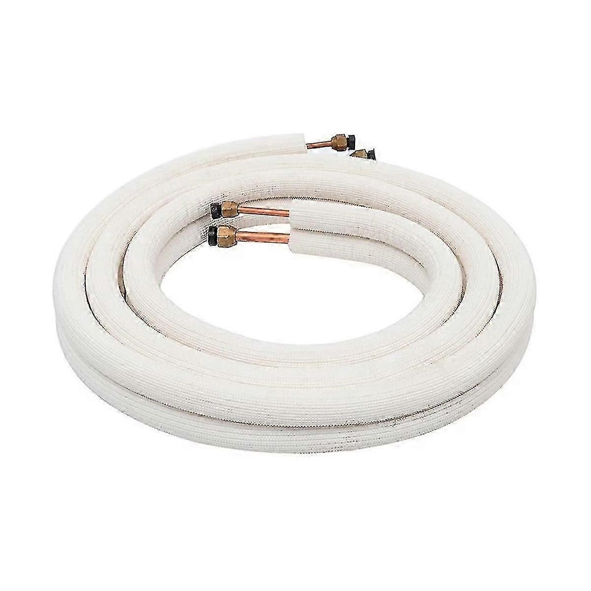 3meter Air Conditioner Pair Coil Tube 1/4in 3/8in Insulated Copper Wire Set Air Conditioner Parts R