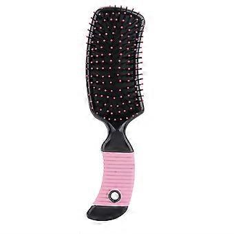 Professionale Curving Cuoio Capelluto Massaggio Pettine Per Capelli Antistatico Salone Stile Dei Capelli Strumento Rosa Rosso