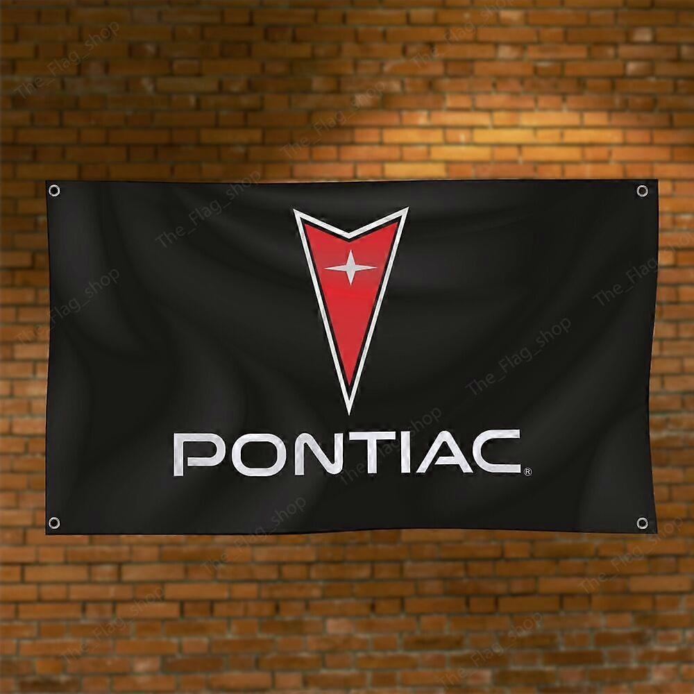 Pontiac σημαία Banner 3x5Ft αγωνιστικό αυτοκίνητο σημαία Mane σπήλαιο γκαράζ διακόσμηση μεγάλη πινακίδα QQZ30