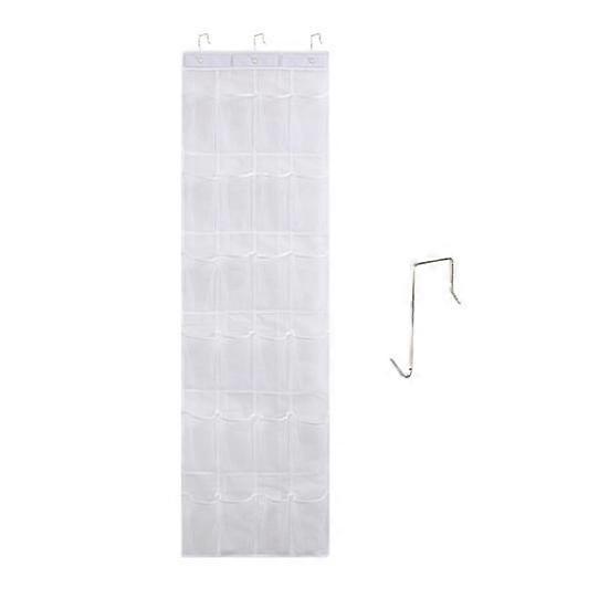 Non-woven Fabric Hanging Bag with Hook 6/7 Layers 24/28 Mesh Pocket Large Capacity Foldable Over Door Hanging Storage Pouch Organizer Home Supplies