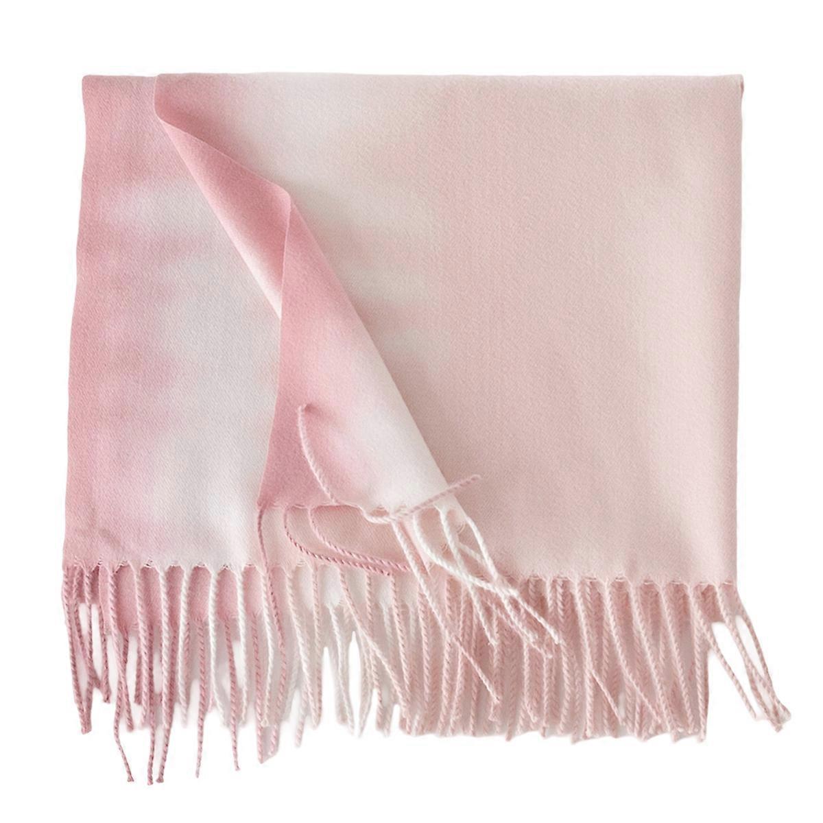 scarf, warm, gradient tie-dye print