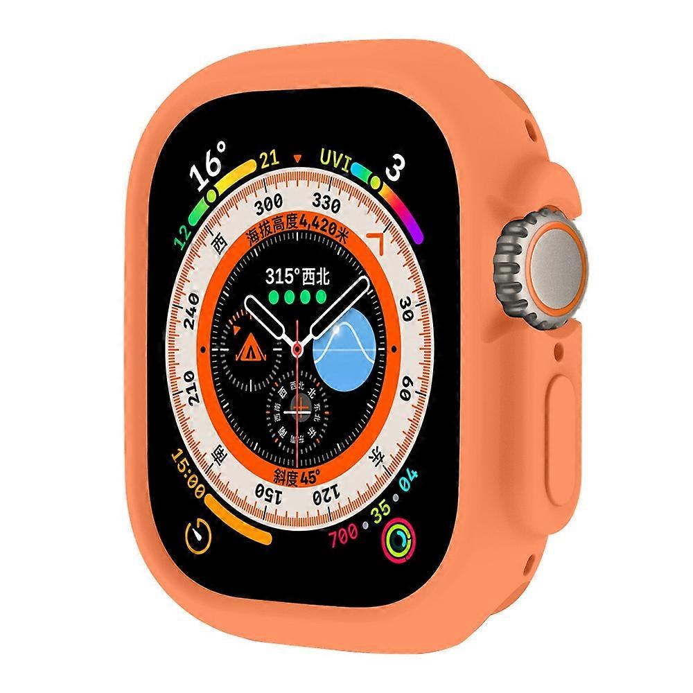 For Apple Watch Ultra 49mm ENKAY Solid Color Protective Soft TPU Frame Case