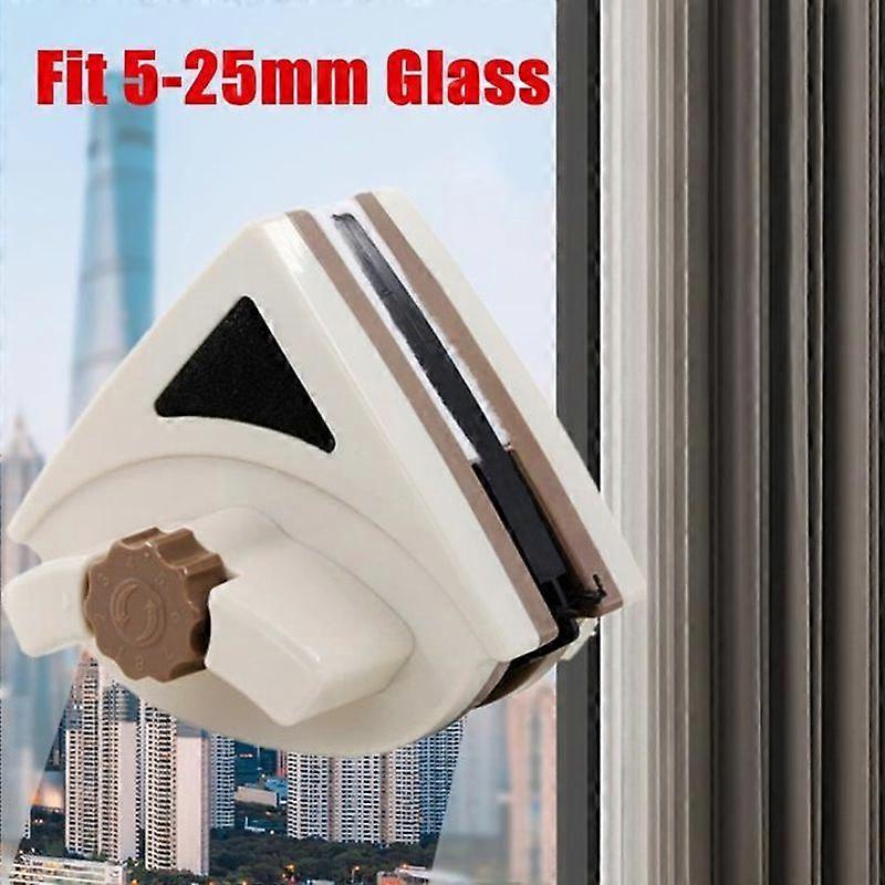 Magnetic Window Squeegee Cleaning for Thickness of Double Glazed Windows