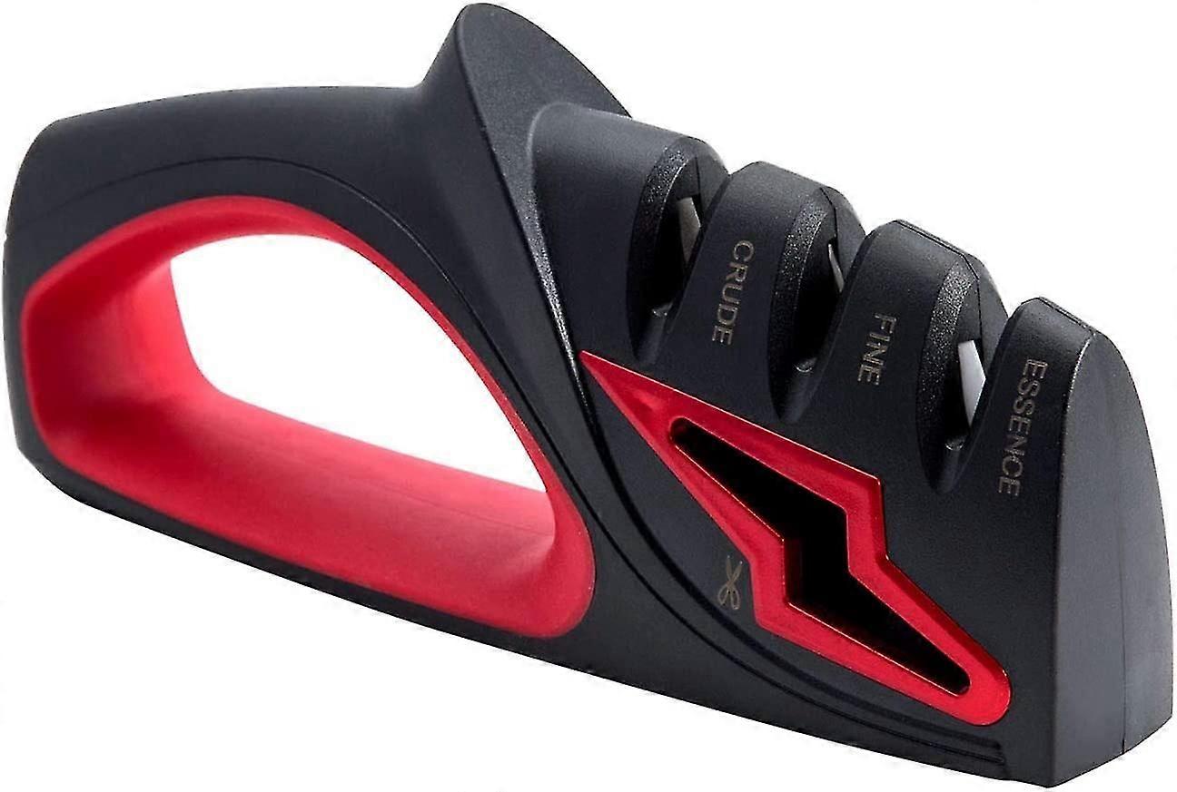 Manual Knife Sharpener Knife Sharpener, 4 Stage Knife Sharpener Helps Repair Gift