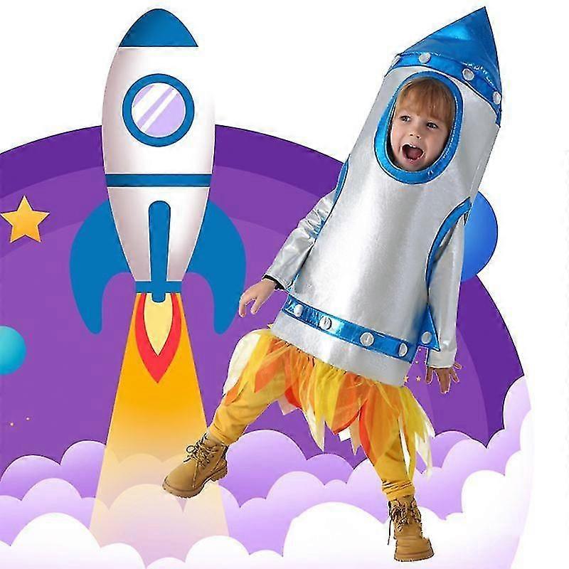 Children's Rocket Cosplay Costume Space Stage Performance Costume