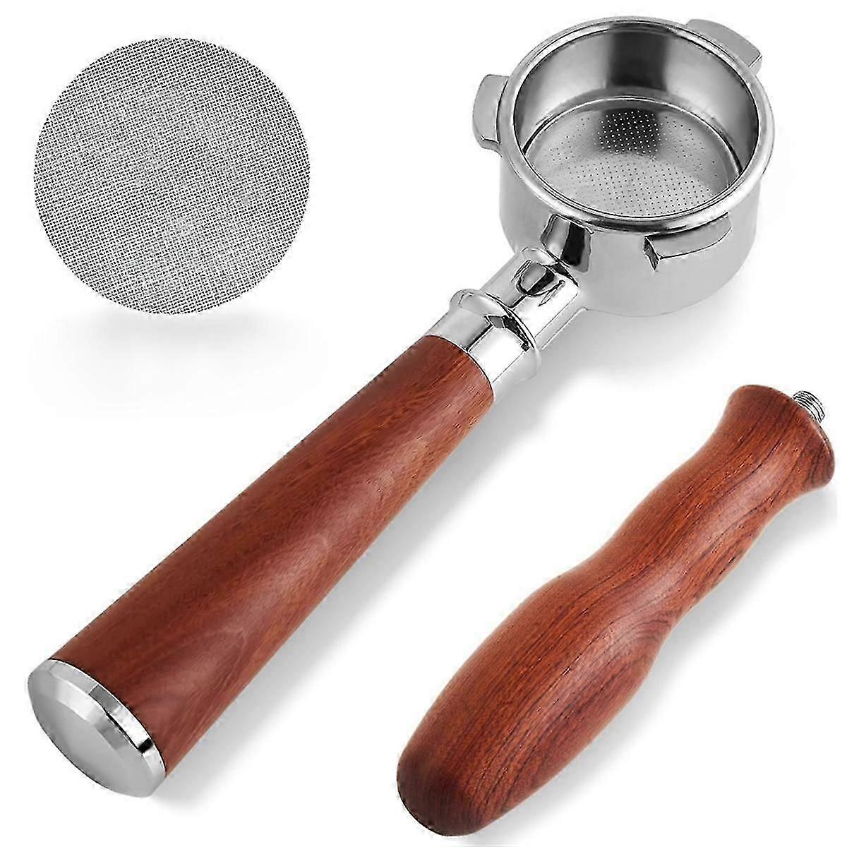 54mm Bottomless Portafilter - Bottomless Portafilter Filter Basket With 54mm Puck Screen For Coffee