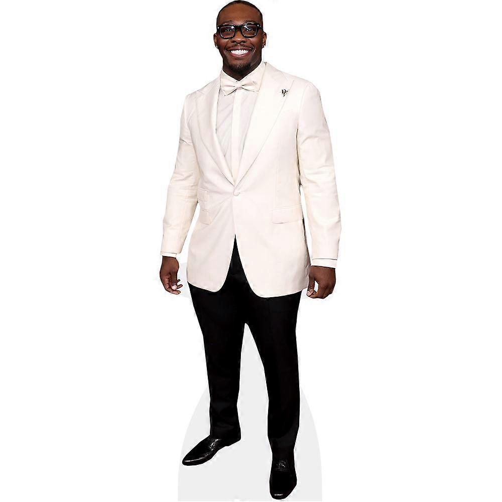 Larry Ogunjobi (White Jacket) Cardboard Cutout (lifesize OR mini size). Standee. Stand Up.