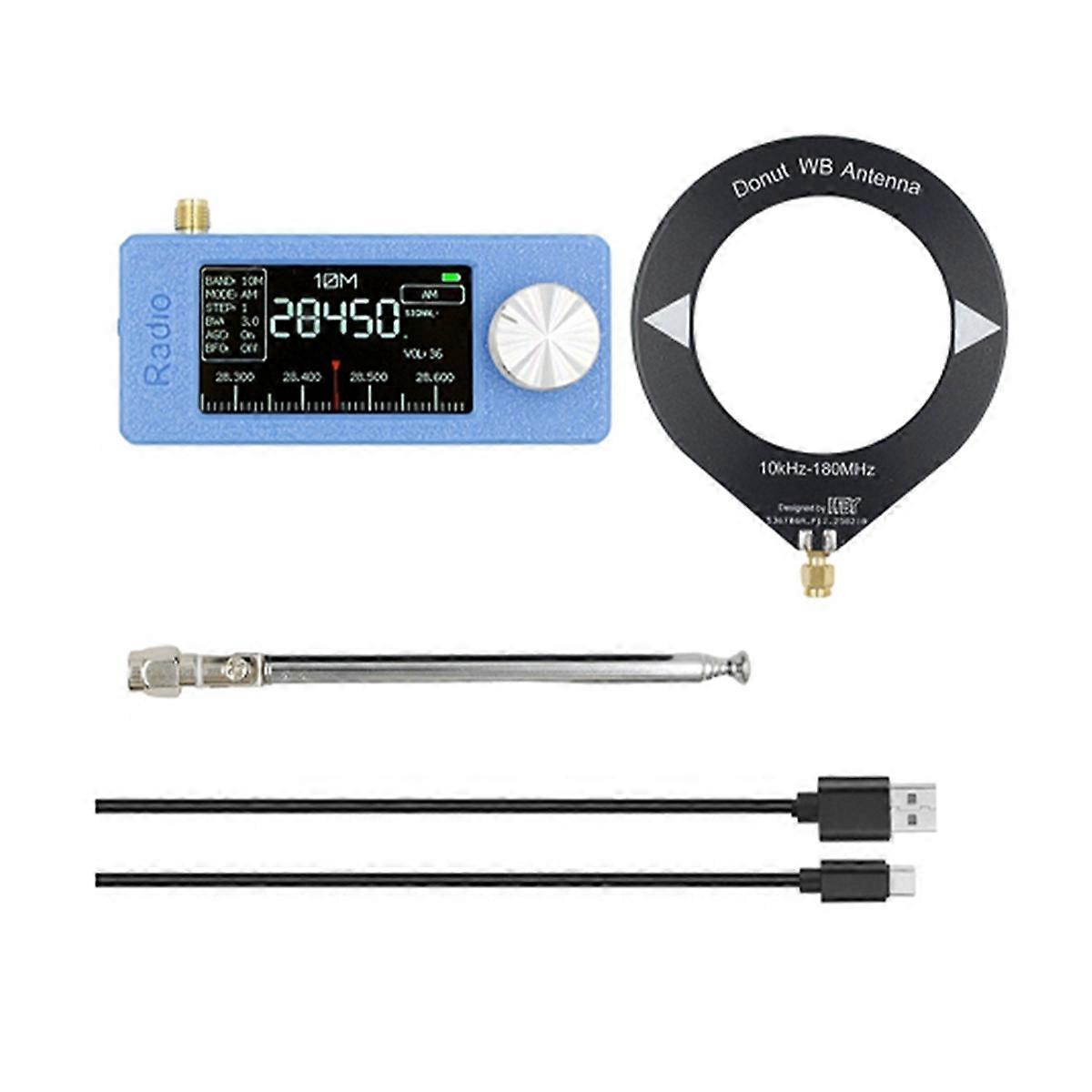 SI4732 Full Band Radio 10Khz-180Mhz SMA Interface Radio MHz LSB USB AM FM Pocket Mini Radio