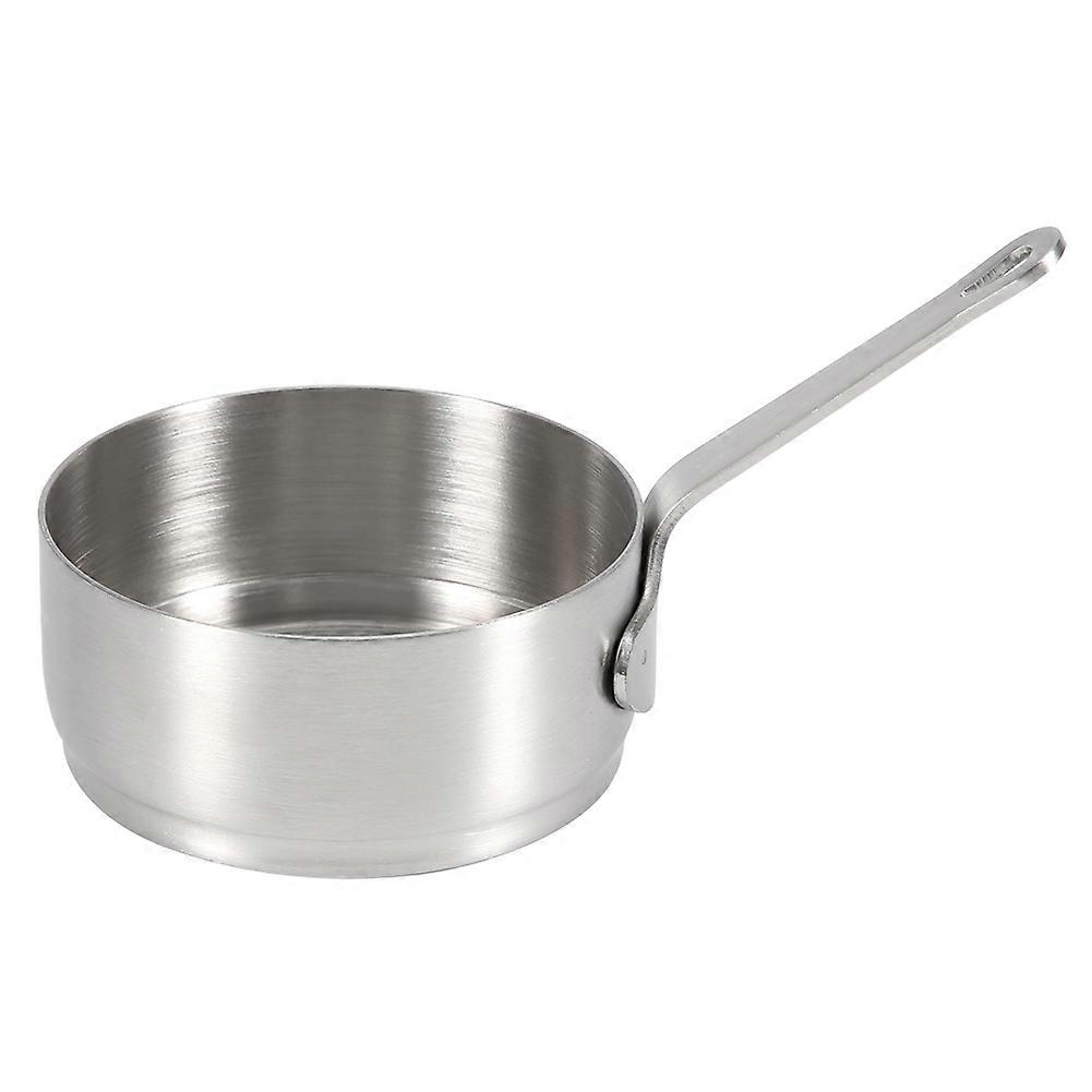 Multipurpose Cooking Saucepan, Ergonomic Design Stainless Steel Pot with Compact Size for Easy Storage (100ml)