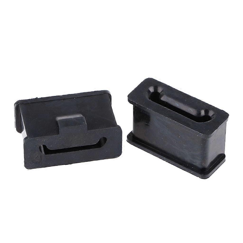 2PCS Muffler Mount Black Custom for Drag Specialties