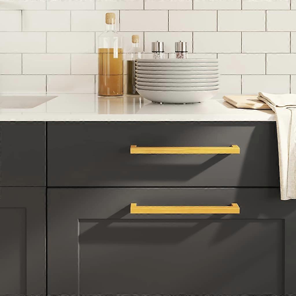 家具把手 5 件 金色 224 mm 不锈钢