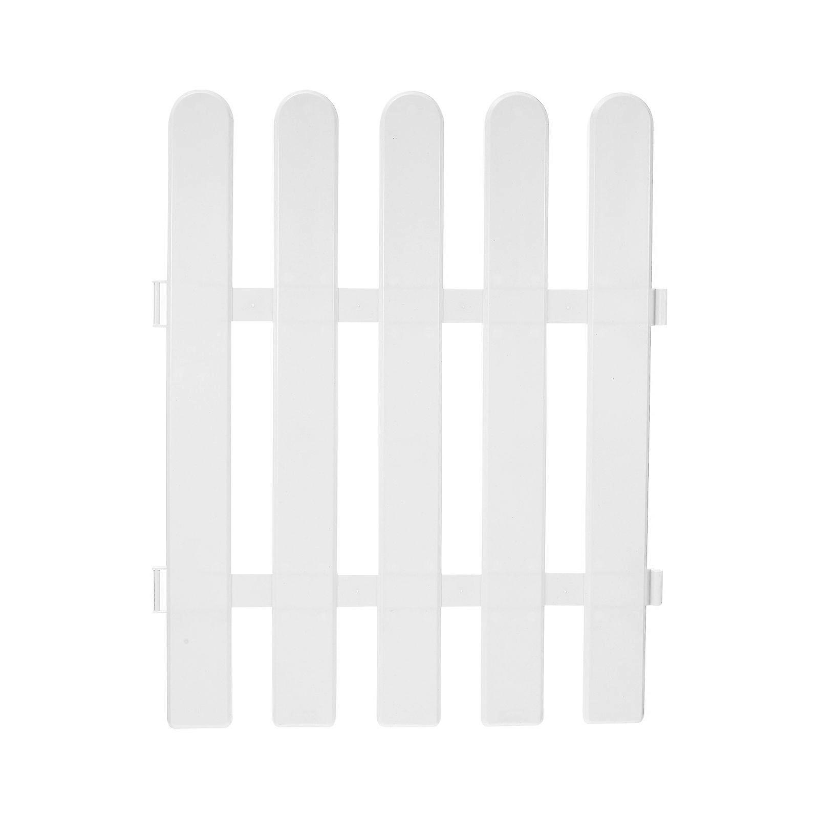 1 PC Dekorative Plast Picket Gjerde Display Gjerde Hage Gjerde Path Gjerde