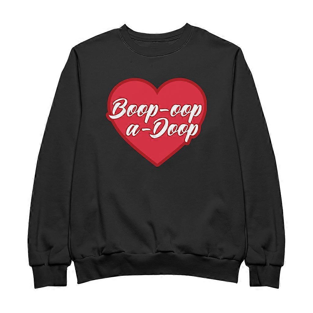 Betty Boop Boop-Oop-A-Doop Red Heart Women's Sweatshirt
