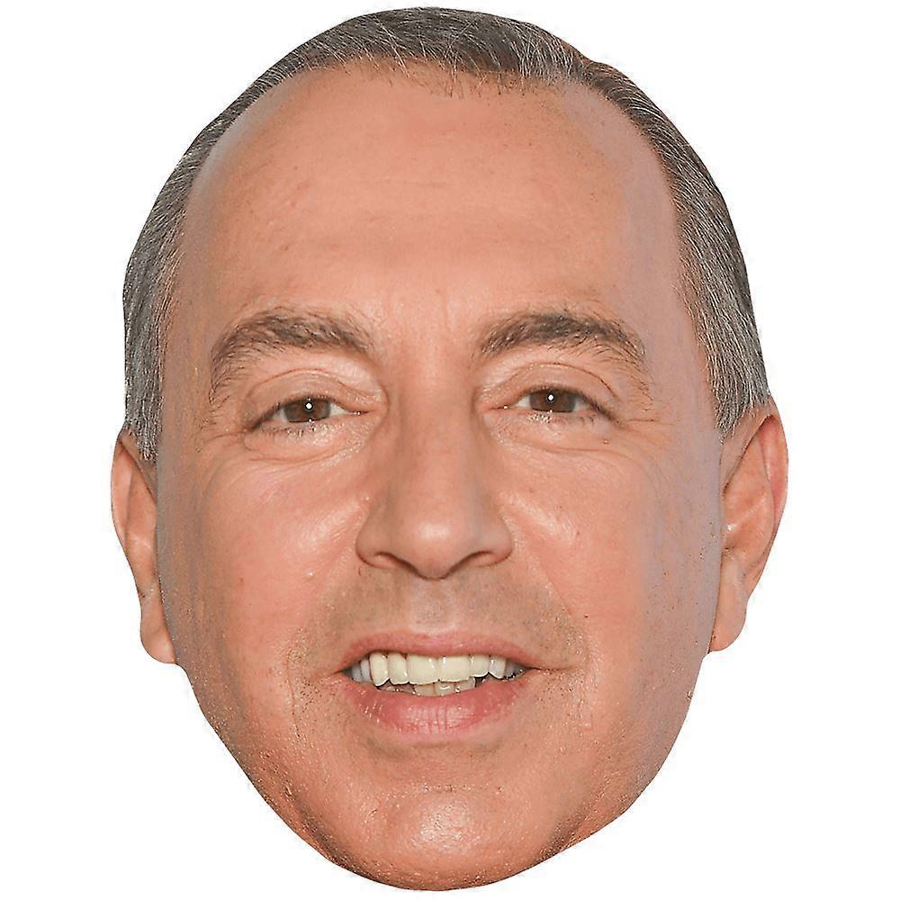 Jean-Marc Morandini (Smile) Celebrity Mask, Flat Card Face