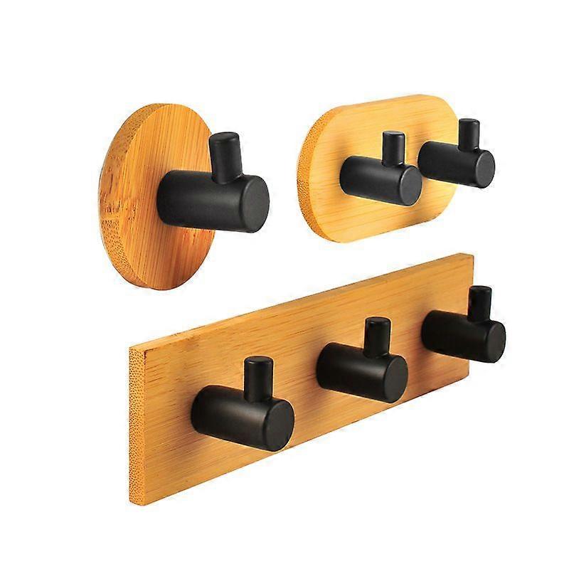 Bamboo Hook, Solid Wood Kitchen Hook Without Punching