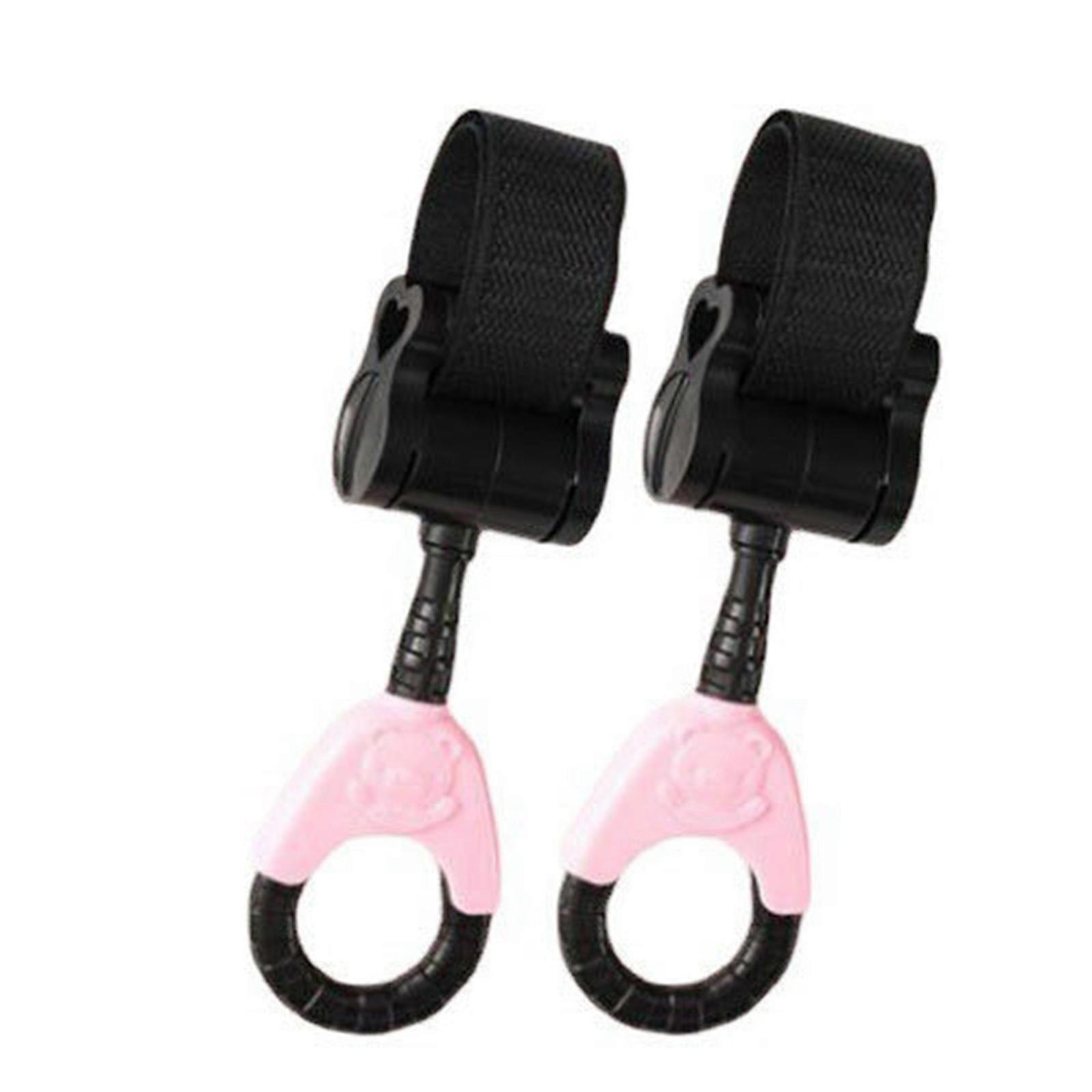Baby Strollers Round hook  Baby Strollers Hanger Travel Friendly Strollers Hook for Easy Carrying & Hands Frees Convenience  Pink
