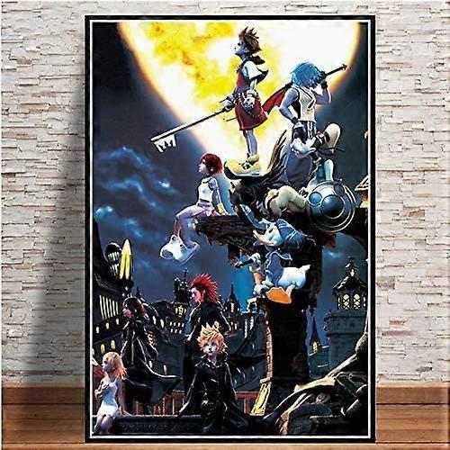 Puzzle Kingdom Hearts Joc video Popular Anime Desene animate Artă Imagine puzzle art Educațional Intelectual Decompresie Jucărie Puzzle-uri Fun Fam