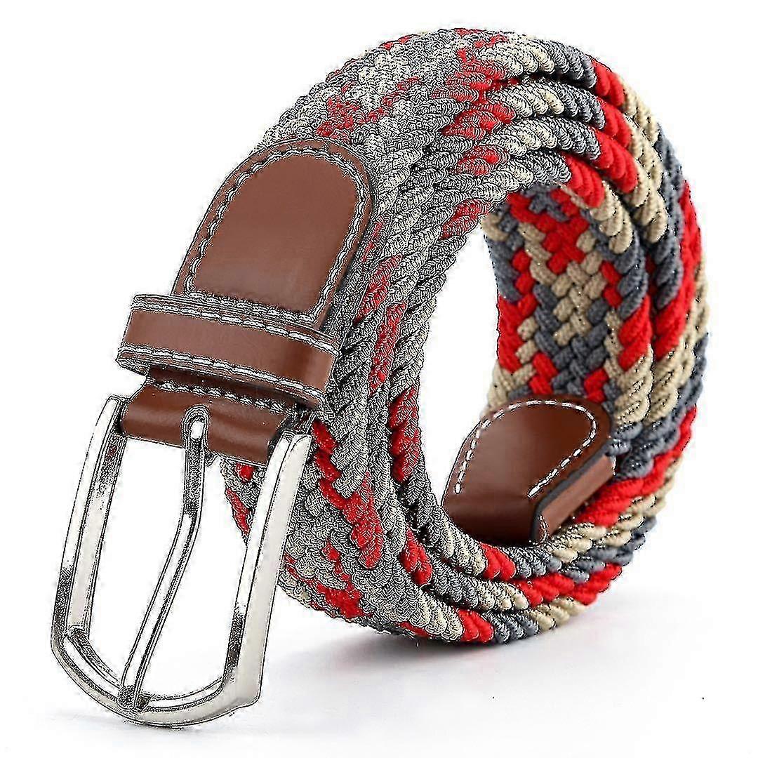 Vevde flettede uformelle stretchbelter for menn og damer