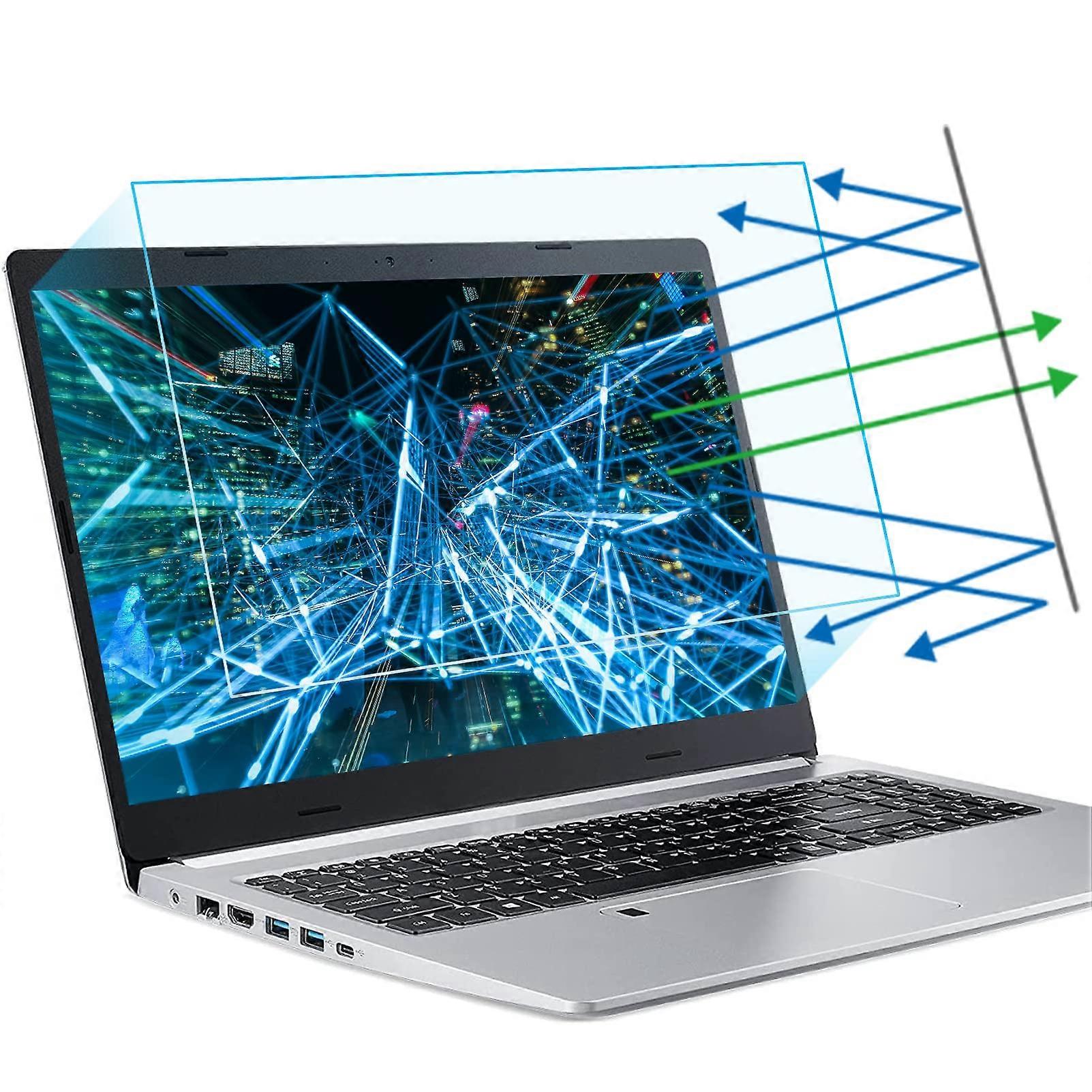 Case Pack 15.6" Laptop Screen Protector, Light Blue Blocking, Eye Protection Film, Anti-Glare, Compatibility Shield