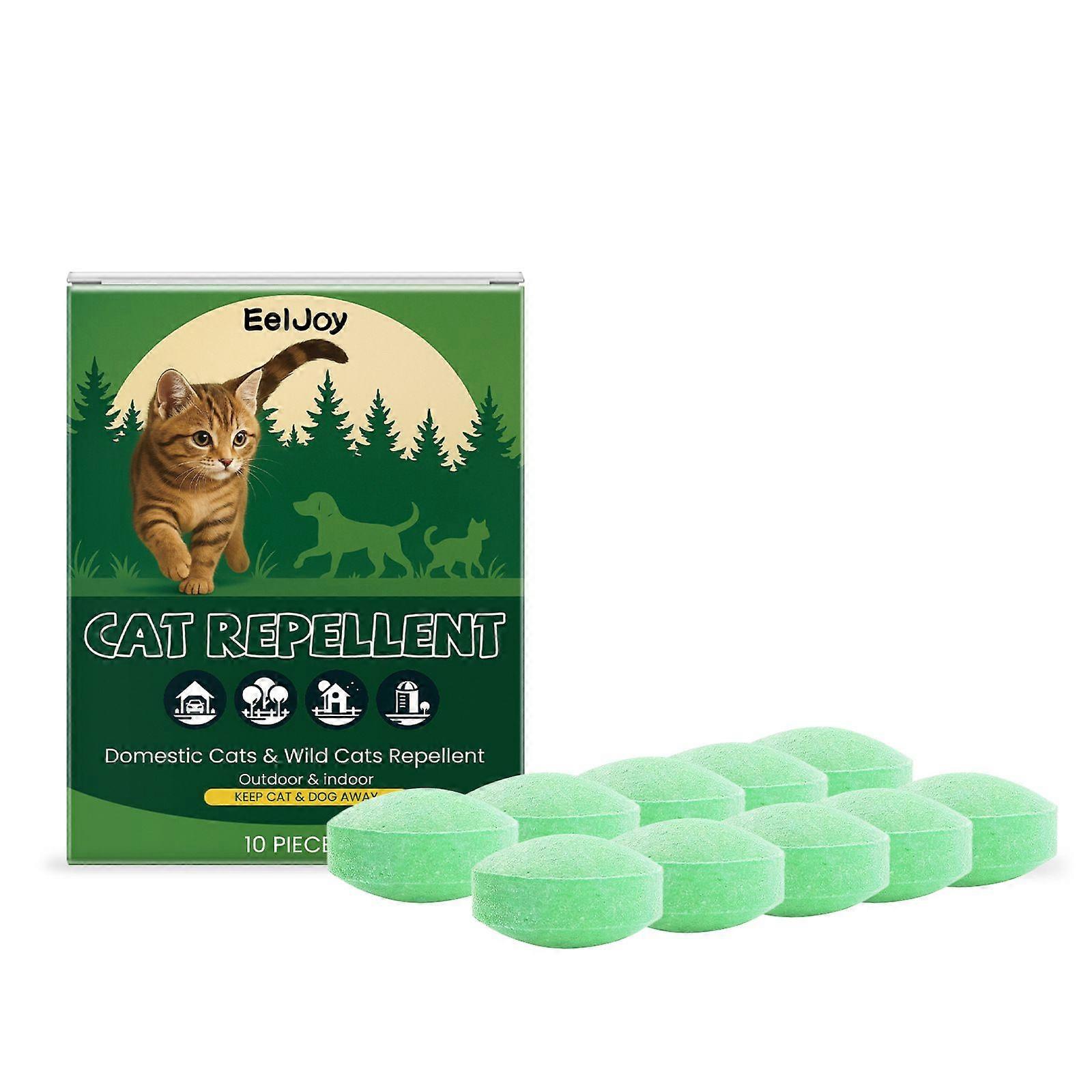 Cat Repellent Outdoor, Peppermint Oil Cat Deterrent Indoor for Home to Protect Furniture Curtain, Dog Repellent to Keep Feral Cats Stray Dogs Out of Y