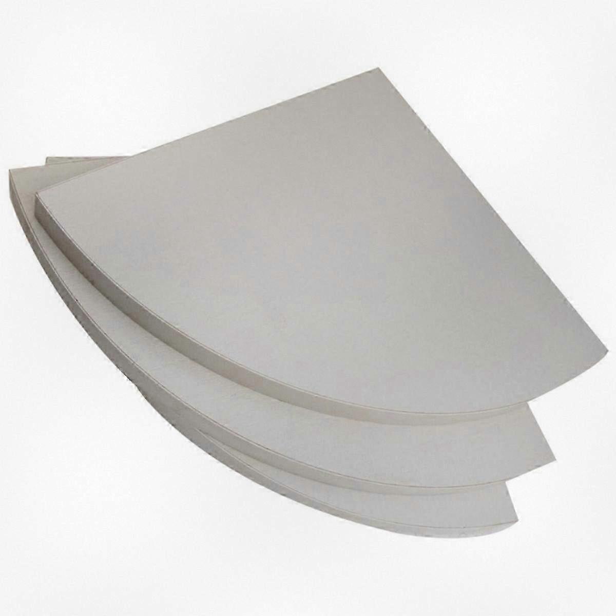 Fan-shaped Corner Shelf for Wall, No Drill Required, Triangle Book Display, Compact Storage Solution