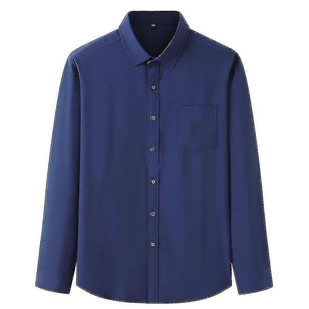 Men's Classic Large Size Comfortable Long Sleeve Shirt