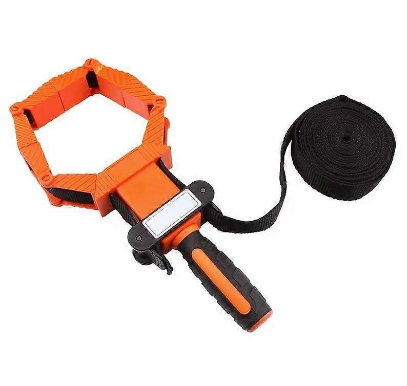 1Pcs Multifunction Belt Clamping Tools Woodworking Quick Adjustable Band Clamp Polygonal Clip 35-305 Degres 4M Pure Nylon Strap Clip