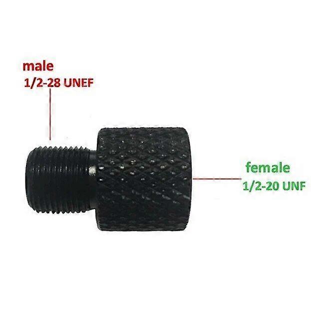 برميل نهاية محول الخيوط أنثى 1 / 2-20 UNF إلى ذكر 1 / 2-28 UNEF الصلب