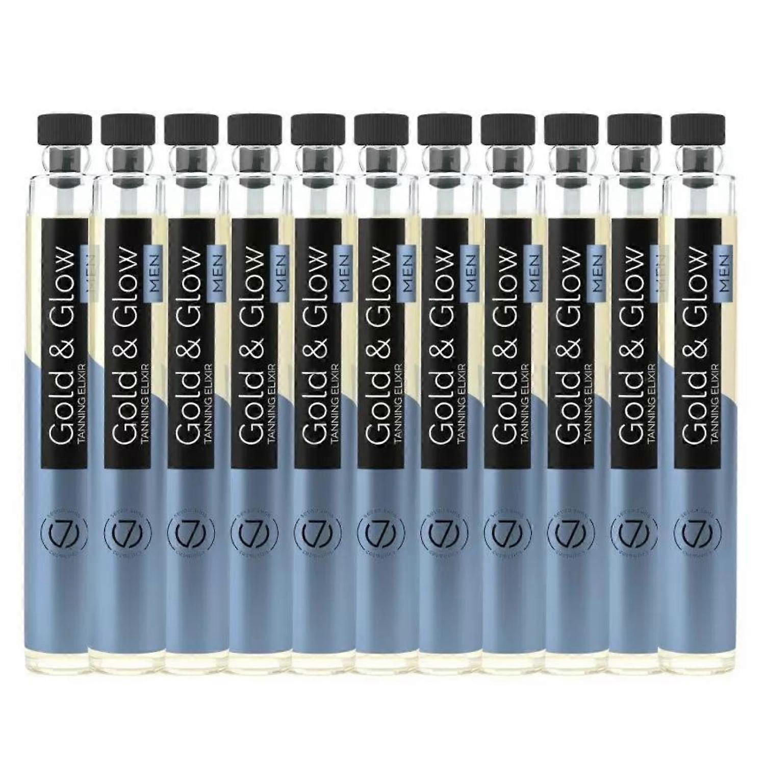 7suns Gold & Glow opalovací elixír pro muže 10 x 6ml