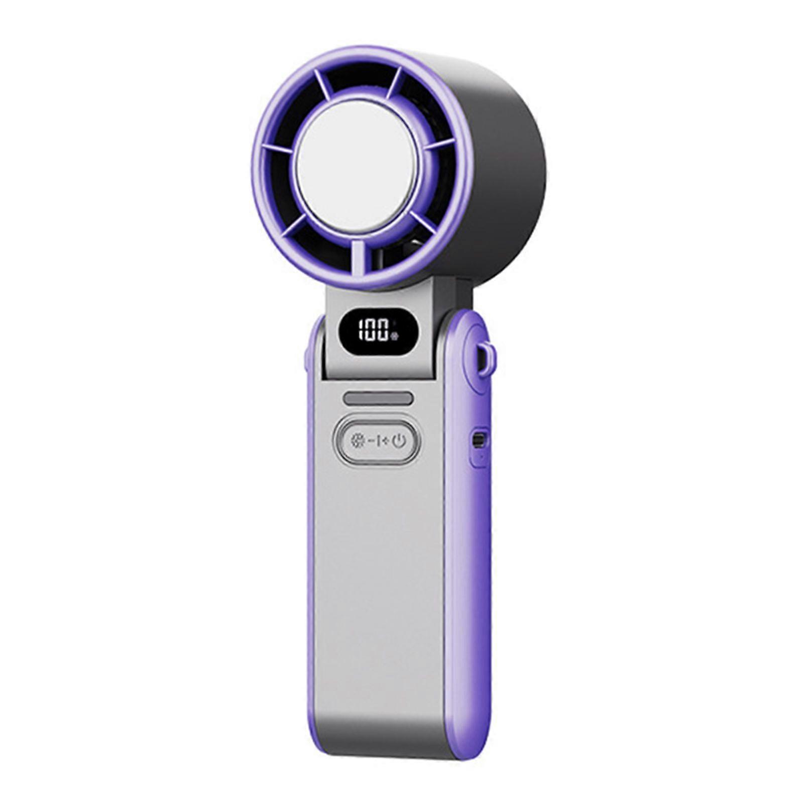 Portable Turbo Fan with 100 Speed Settings - Long Battery Life, Digital Display, Powerful & Energy-Efficient for Summer Travel